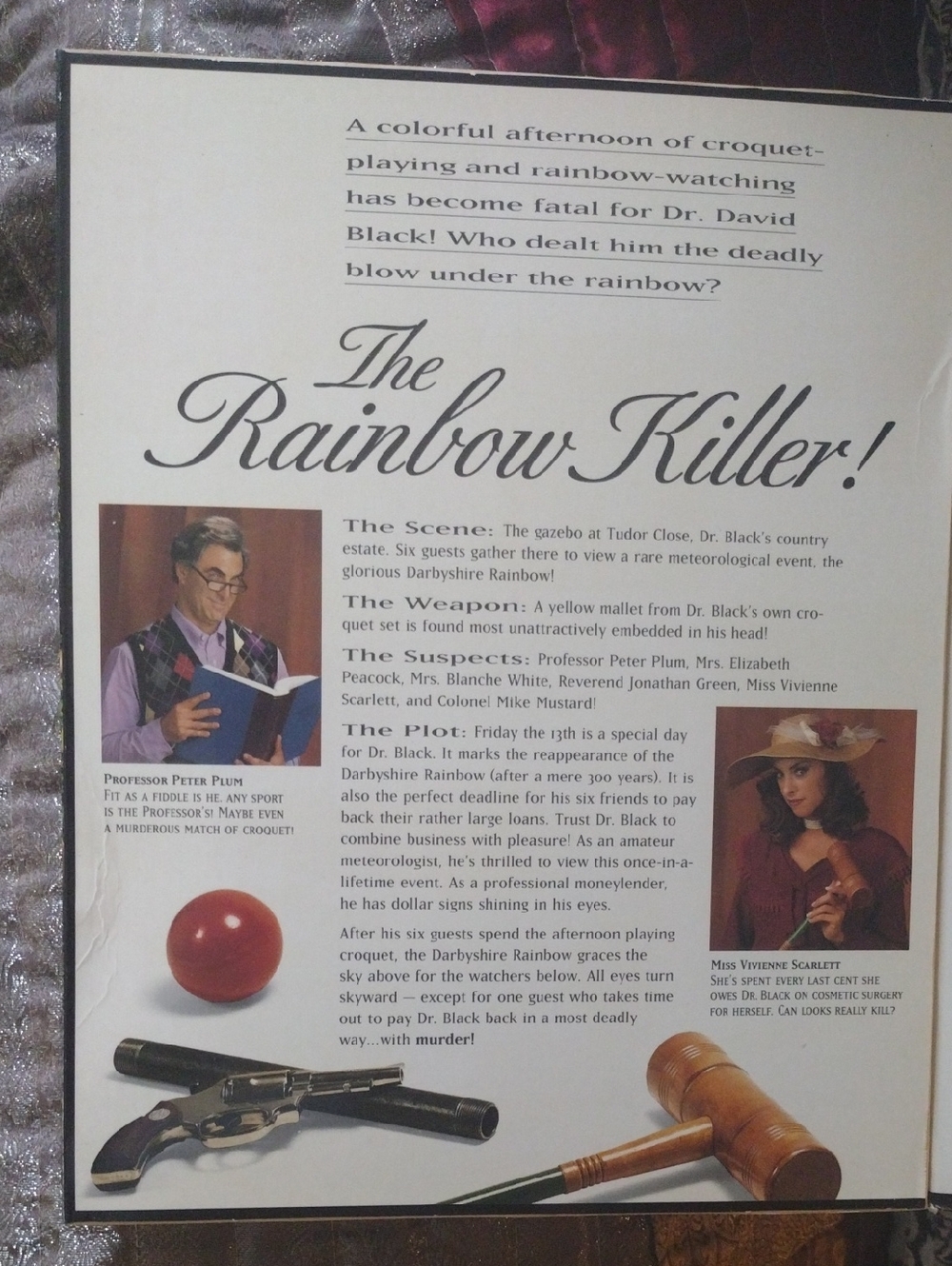 Clue Mystery Puzzle - The Color of Murder (Milton Bradley) - Picture 14 of 16